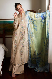 Zara Shahjahan Lawn Pakistani Suit Restocked/Zara Shahjahan Lawn 25/ASA-5A