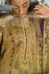 Zara Shahjahan Lawn Pakistani Suit Restocked/Zara Shahjahan Lawn 25/Hikari-7B