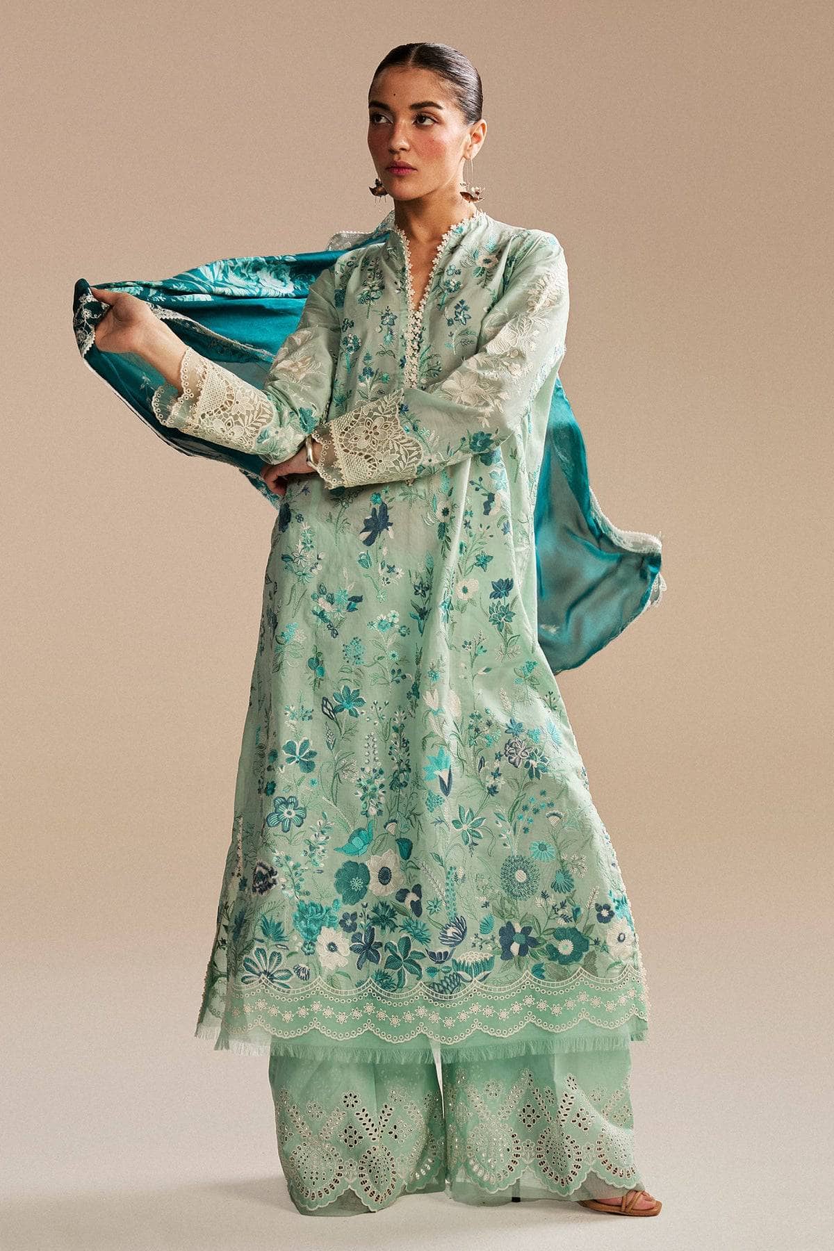 Zara Shahjahan Lawn Pakistani Suit Restocked/Zara Shahjahan Lawn 25/Nozomi-2B