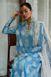Zara Shahjahan Lawn Pakistani Suit Restocked/Zara Shahjahan Lawn 25/Rai 6B