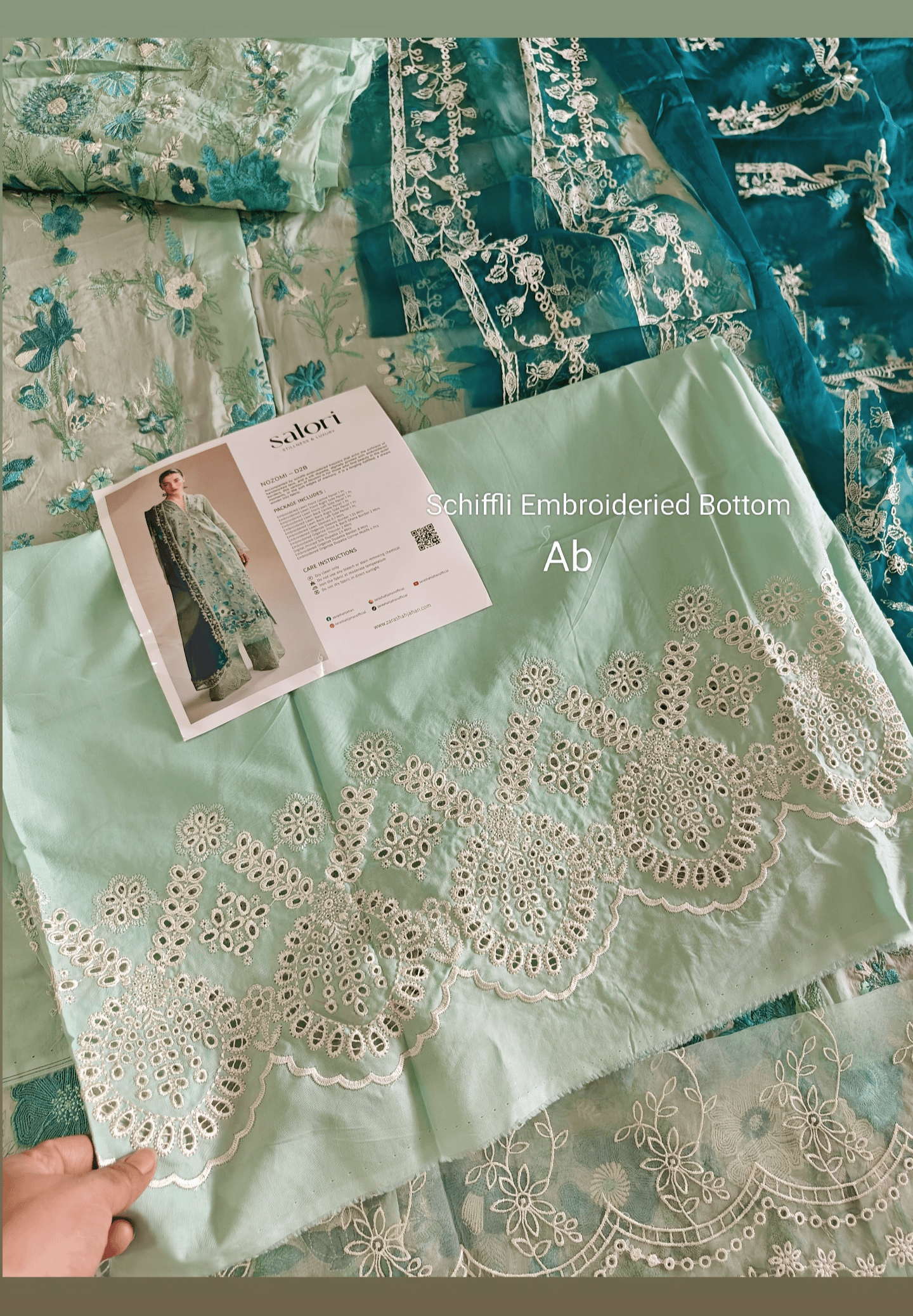 Open Pic/Sale‼️Zara Shahjahan Lawn/Nozomi-2B