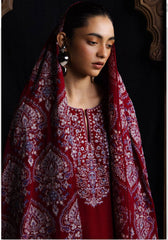 Zara Shahjahan Winter 26/Qirmiz-D-7