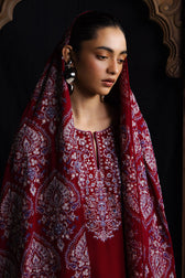 Zara Shahjahan Winter 26/Qirmiz-D-7