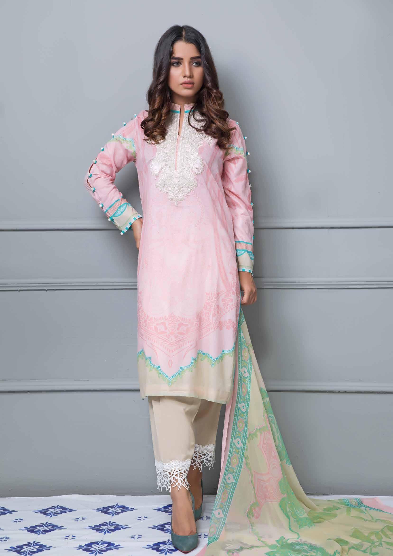 Rang Rez Designer Lawn Collection Vol-2 2019 – Design 05