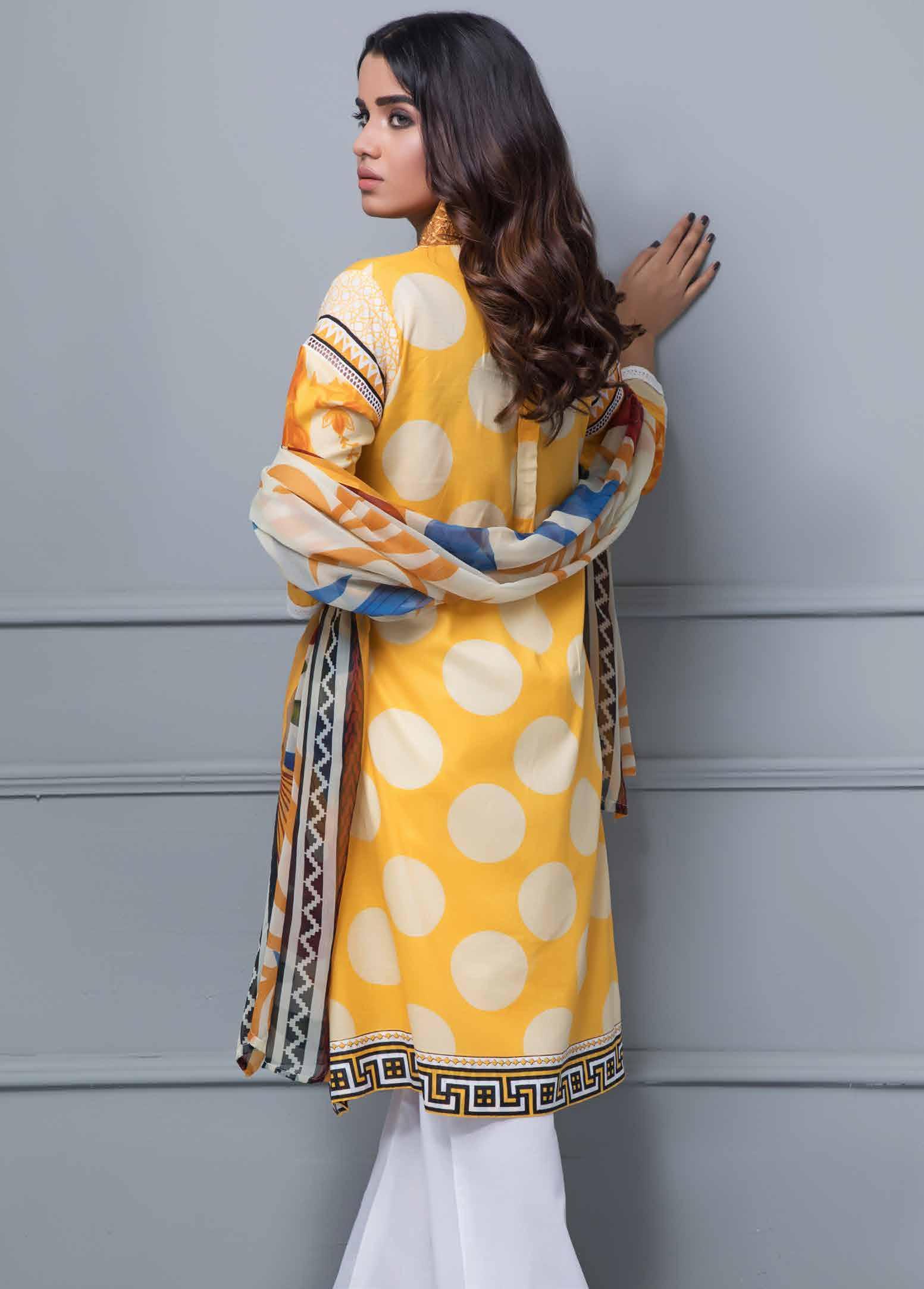 Rang Rez Designer Lawn Collection Vol-2 2019 – Design 07