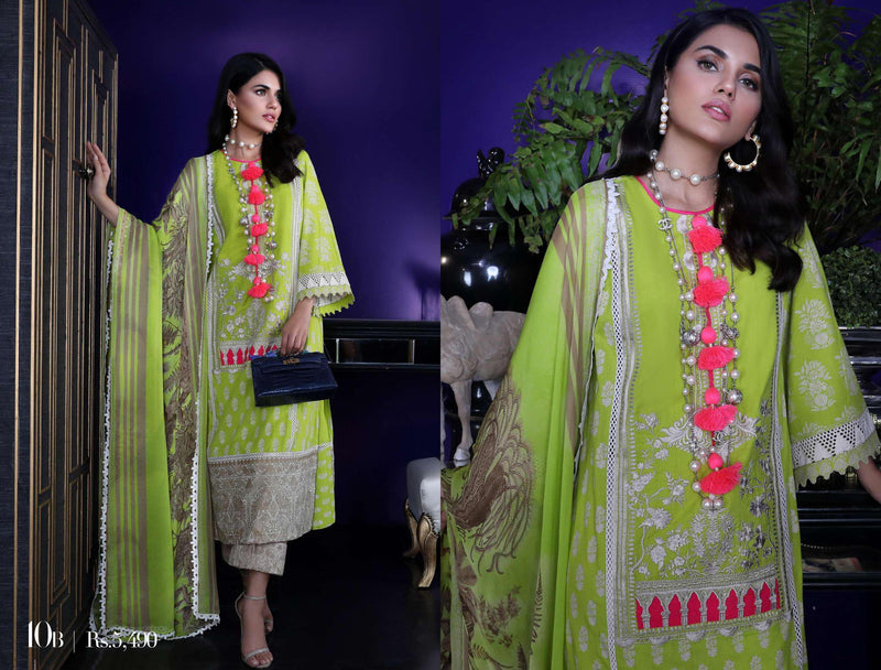 Sana Safinaz Pre-Fall Embroidered Collection 2019 – 10B