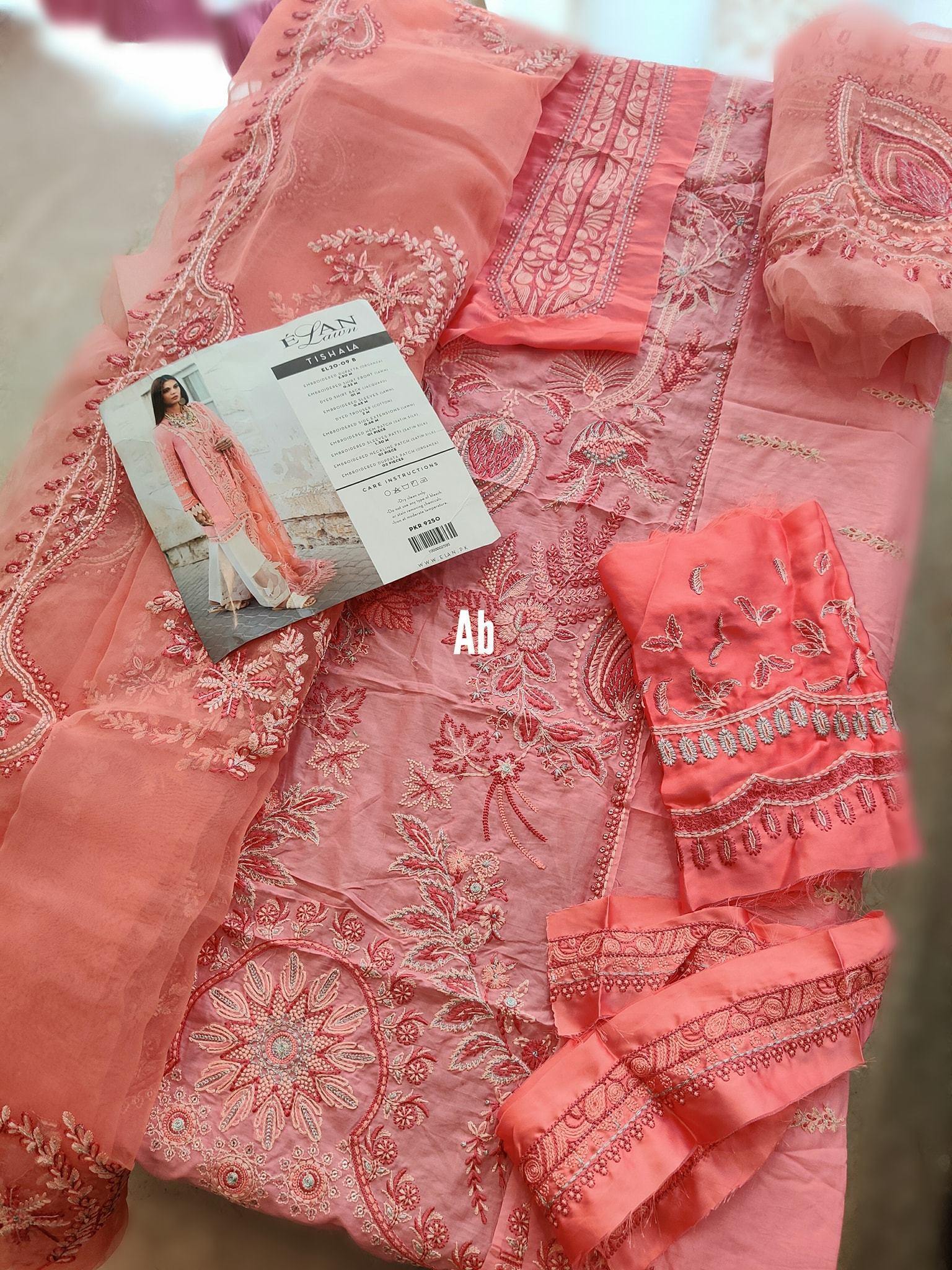 Open Pics\Restocked/Elan Luxury Lawn Collection/EL-09 B (TISHALA) - AWWALBOUTIQUE