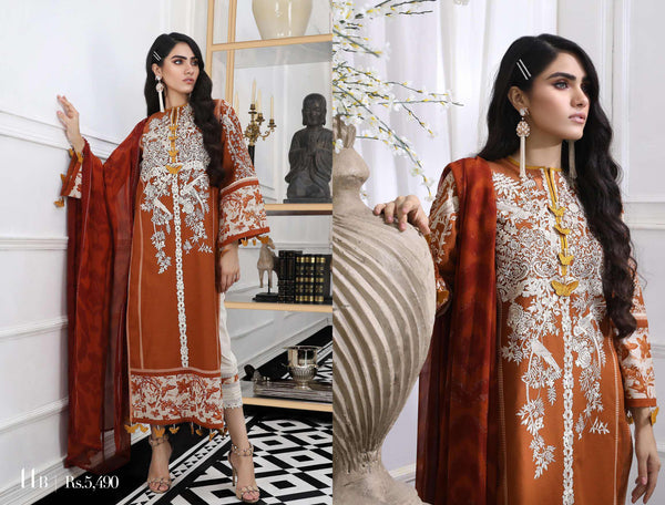 Sana Safinaz Pre-Fall Embroidered Collection 2019 – 11B