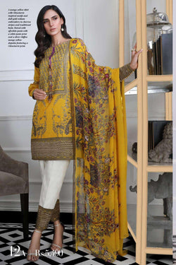Sana Safinaz Pre-Fall Embroidered Collection 2019 – 12A