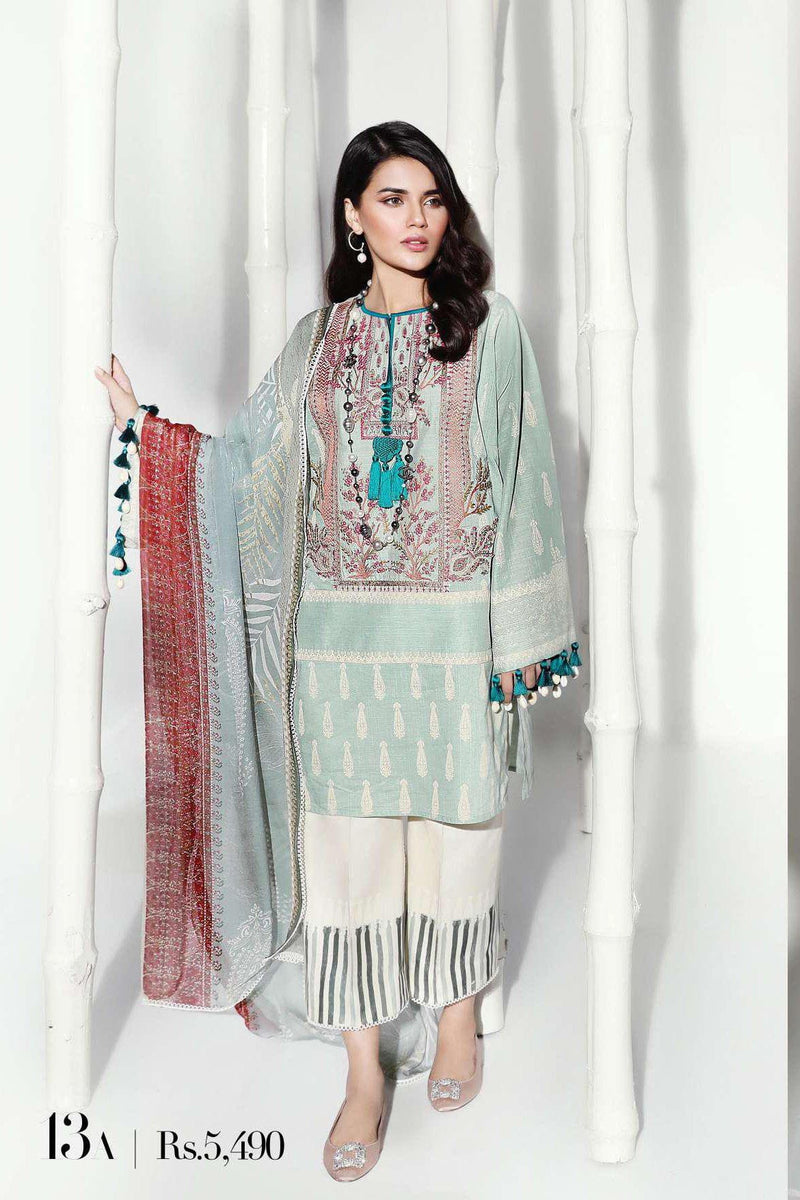 Sana Safinaz Pre-Fall Embroidered Collection 2019 – 13A