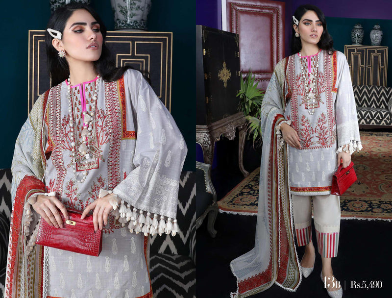 Sana Safinaz Pre-Fall Embroidered Collection 2019 – 13B