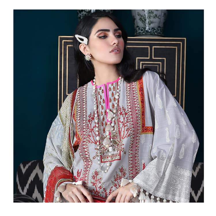 Sana Safinaz Pre-Fall Embroidered Collection 2019 – 13B