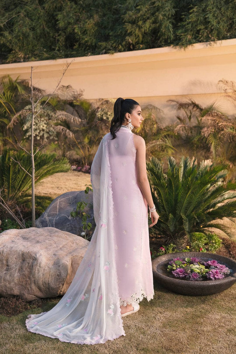 Restocked/Sable V Luxury Lawn/Sakura/Embroidered Chiffon Dupatta