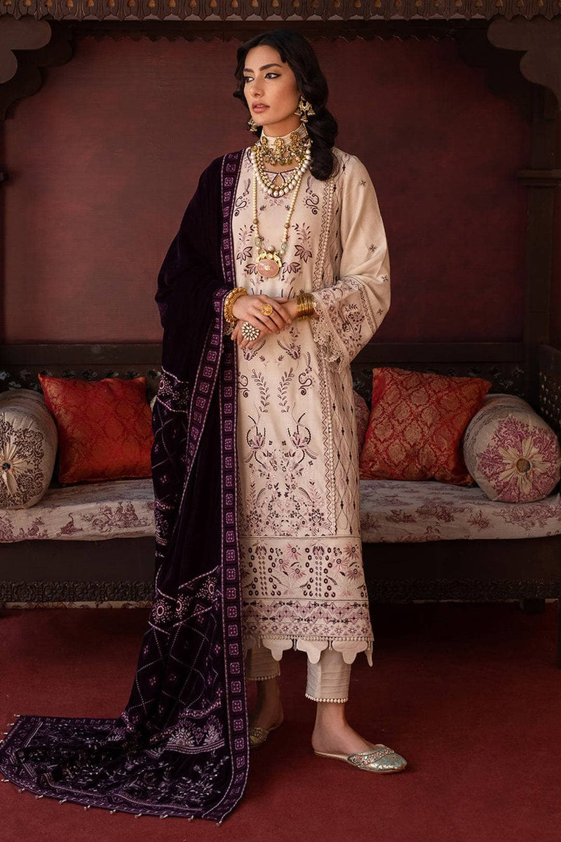 img_leather_peach_embroidered_shirt_velvet_shawl_awwal_boutique