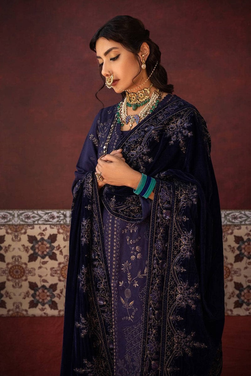 img_leather_peach_embroidered_shirt_velvet_shawl_awwal_boutique