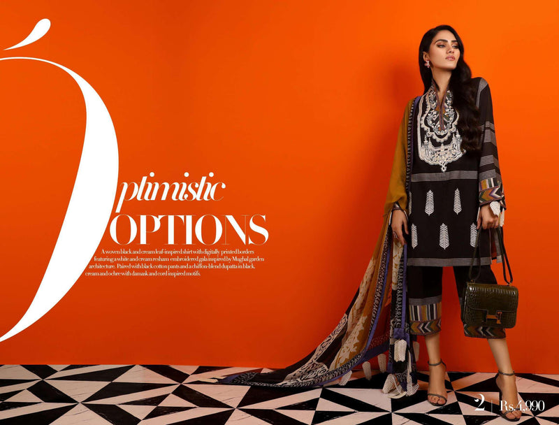 Sana Safinaz Pre-Fall Embroidered Collection 2019 – 02