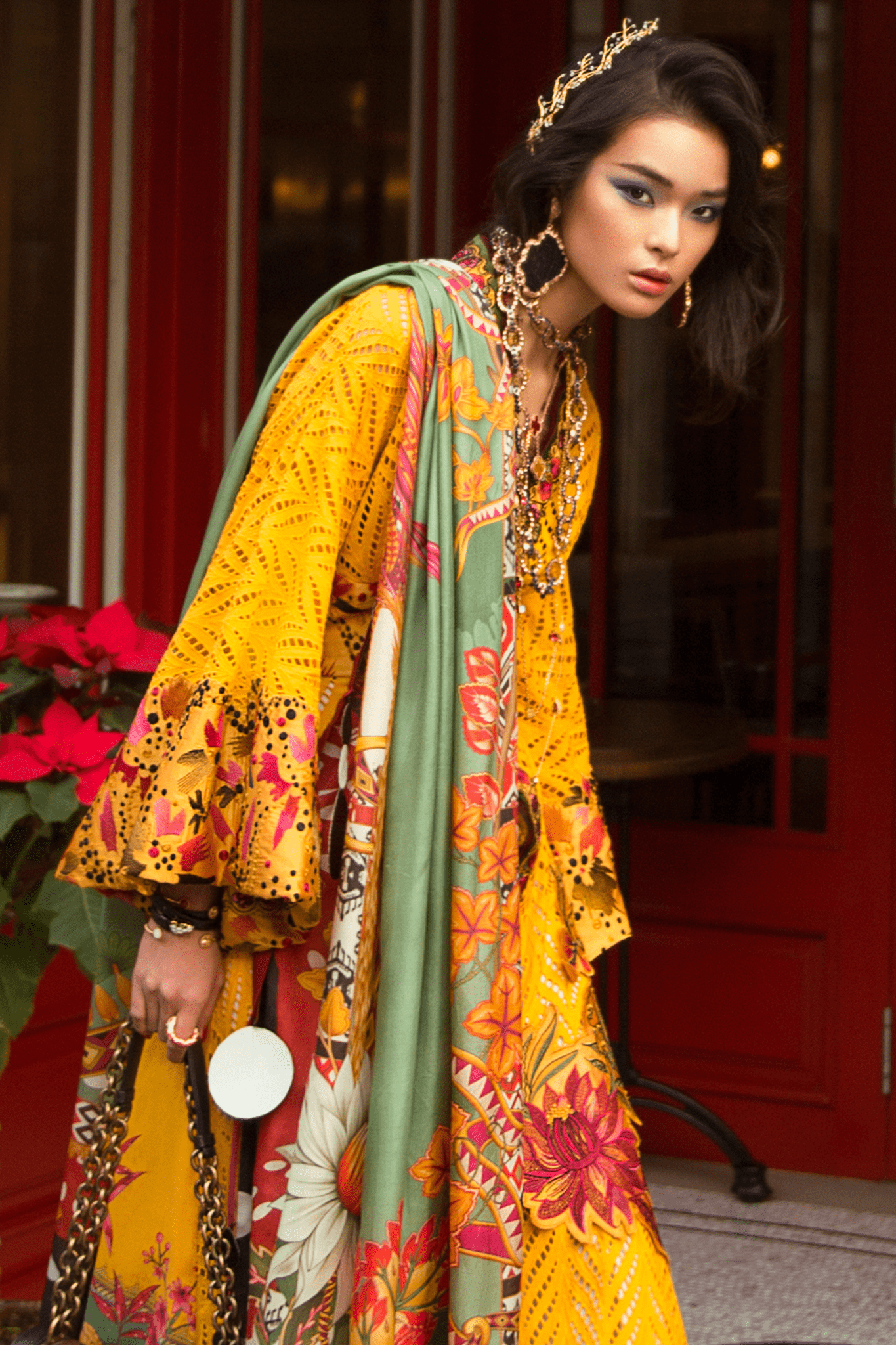 Élan Luxury Lawn Collection EL-06 A (CARICIA)