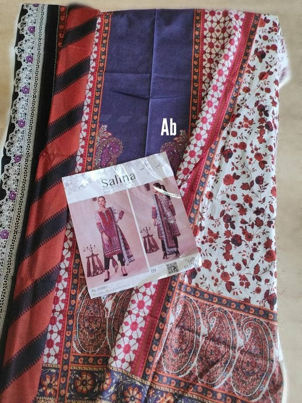 Salina Printed Lawn By Regalia/Vol 3