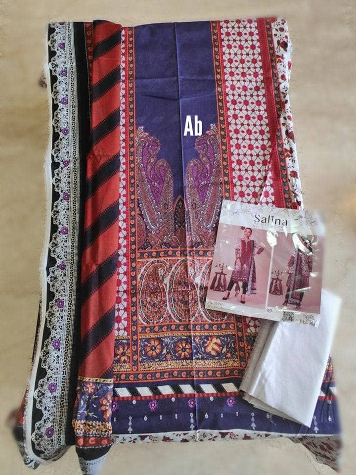 Salina Printed Lawn By Regalia/Vol 3