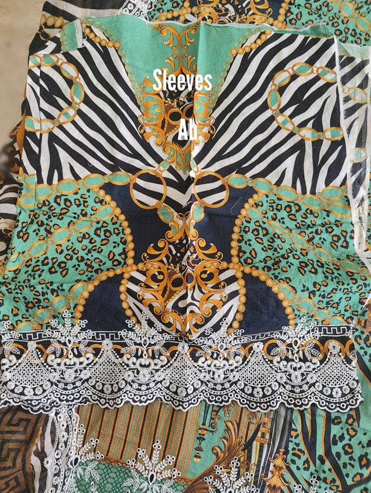 Open Pic/Adans Libas Khumaar/Sunshade/Schiffli Embroideried Dupatta