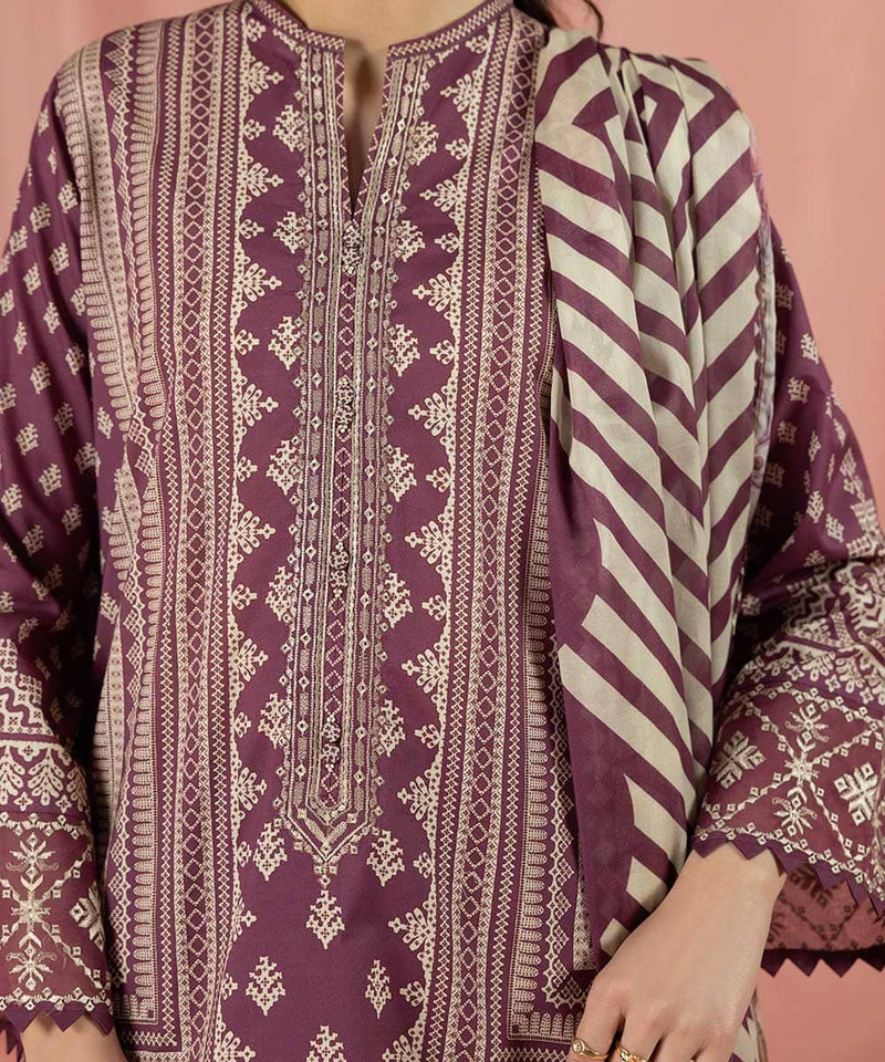 Sapphire Eid/Printed Lawn Suit