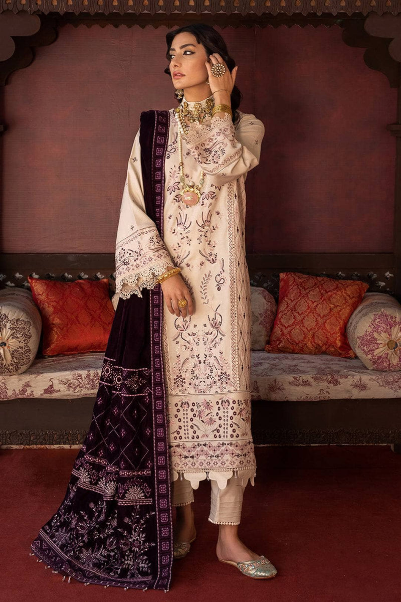 img_leather_peach_embroidered_shirt_velvet_shawl_awwal_boutique