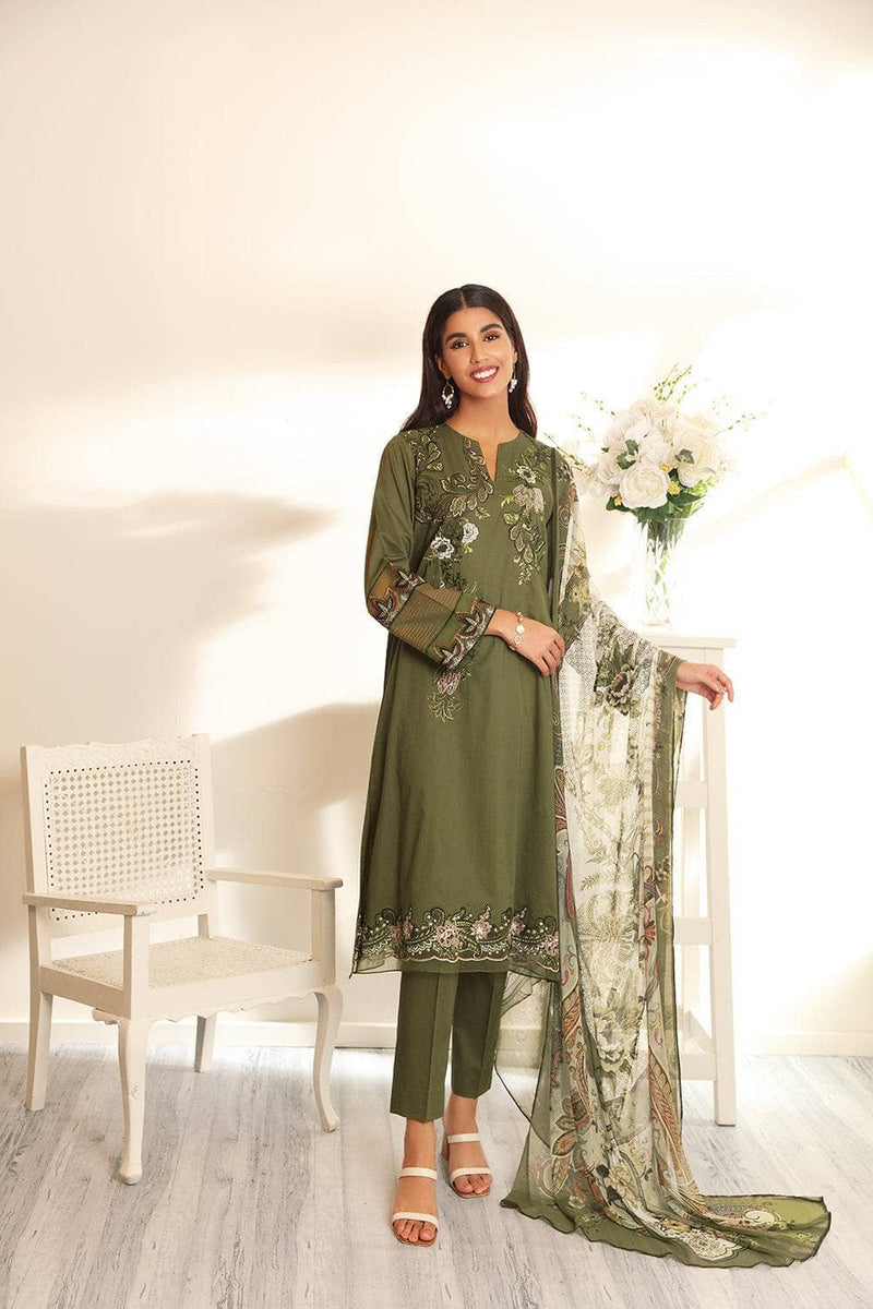 Nishat Linen Lawn 22/42101638/Chiffon Dupatta