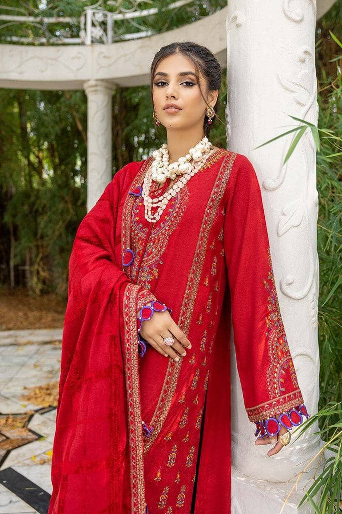 img_charizma_leather_peach_velvet_shawl_awwal_boutique