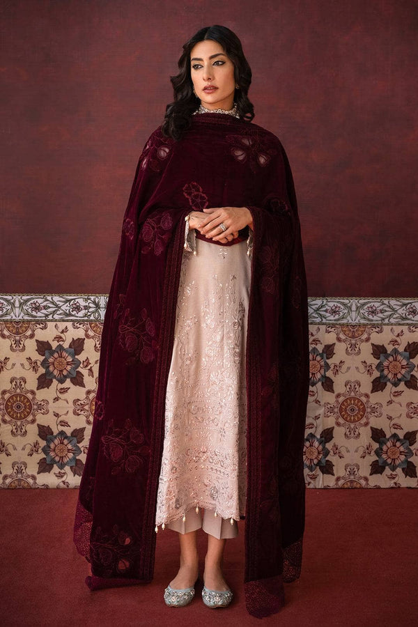 img_leather_peach_embroidered_shirt_velvet_shawl_awwal_boutique