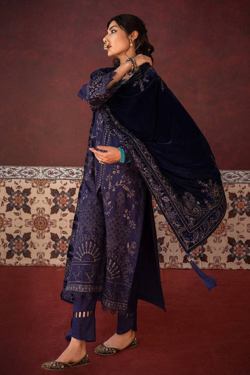 img_leather_peach_embroidered_shirt_velvet_shawl_awwal_boutique