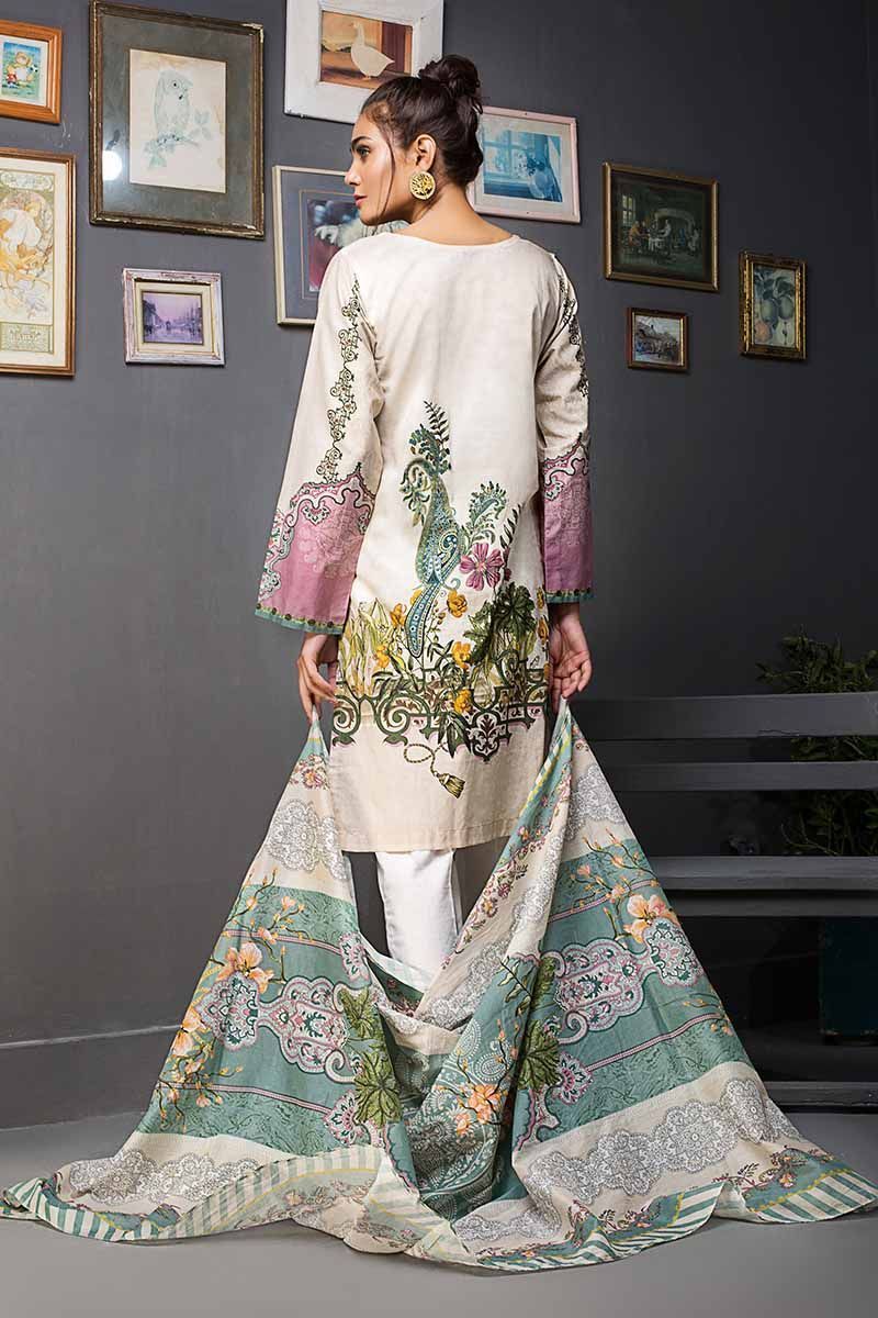 Gul Ahmed Cambric Collection 2019 – 2 PC Digital Embroidered Cambric – TCE-40