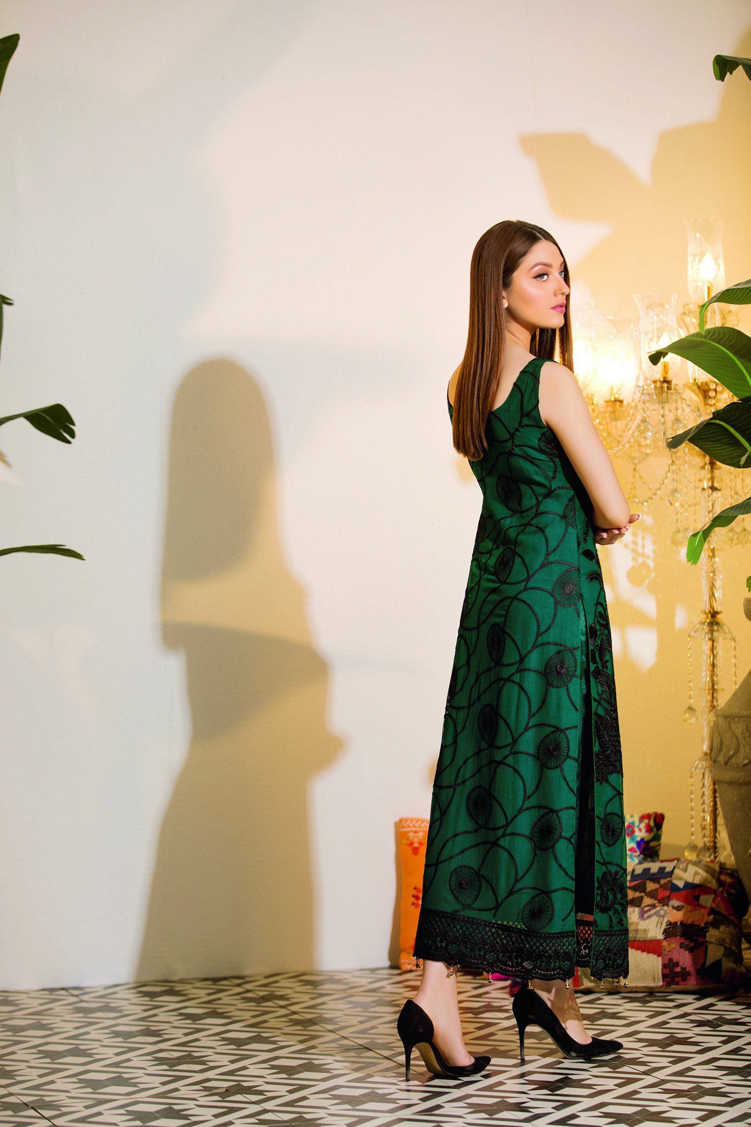 Restocked/Ramsha Chevron Chiffon Collection 2019 – A-101