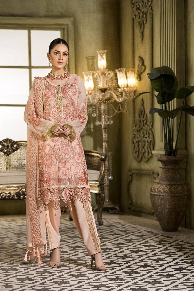 Caspara Luxury Chiffon/PEACH QUARTZ