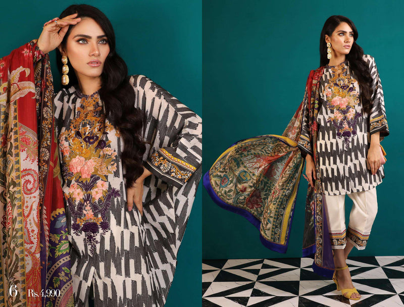 Sana Safinaz Pre-Fall Embroidered Collection 2019 – 06