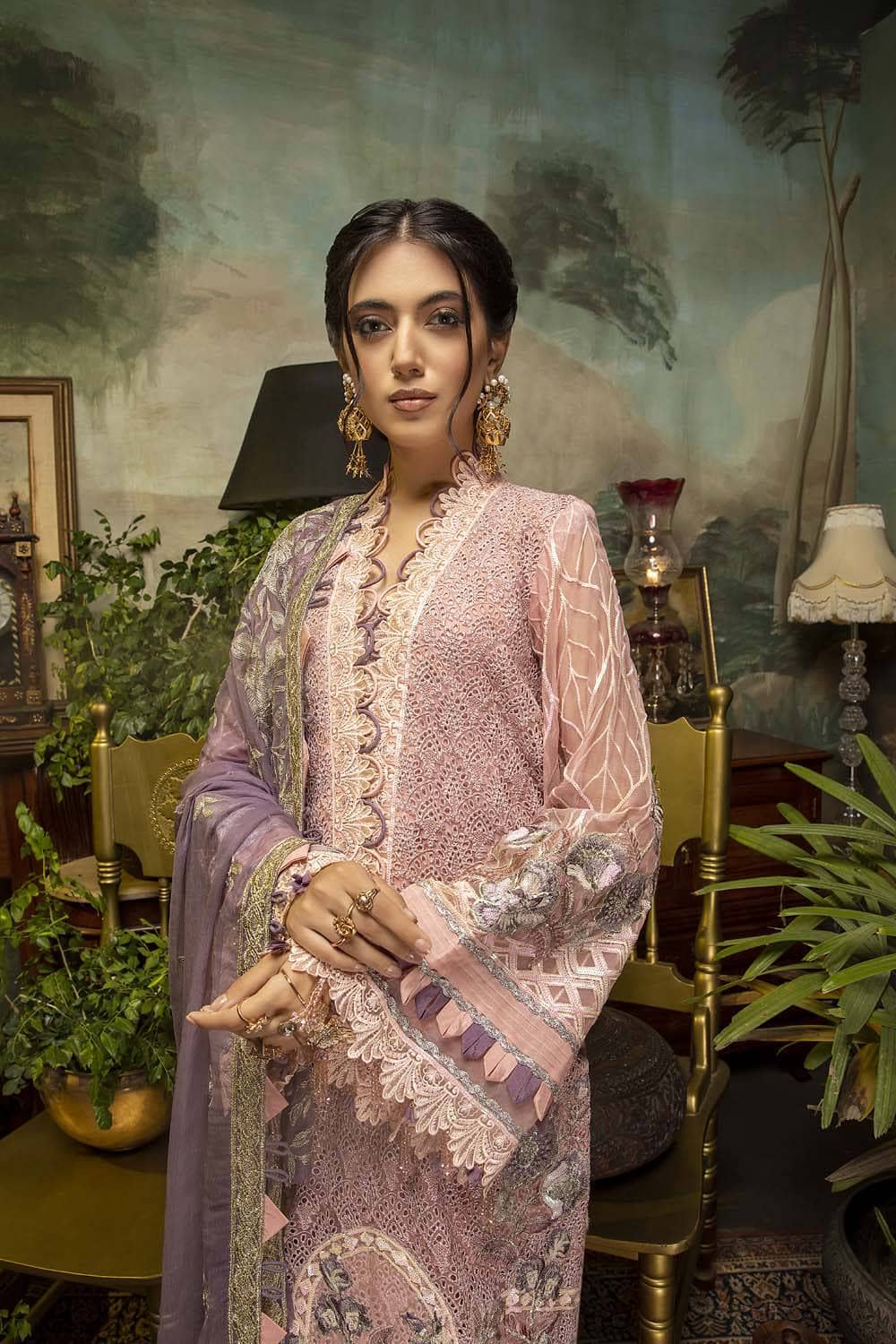 Restocked/Adans Libas Guzarish/Ch 2/Chikankari Chiffon/