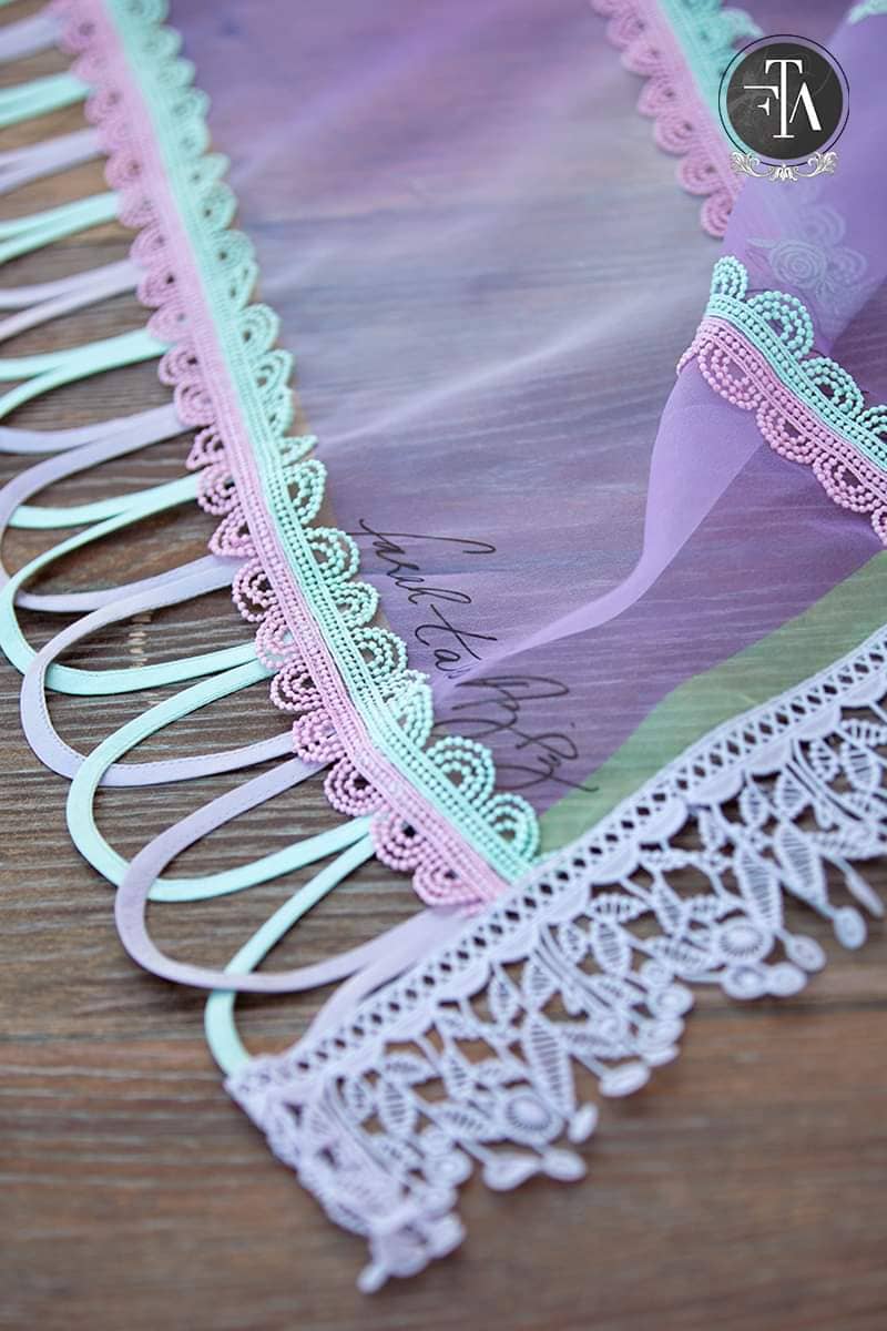 Restocked/Farah Talib Aziz Lawn 22/La Mer Lilac/FTA 12