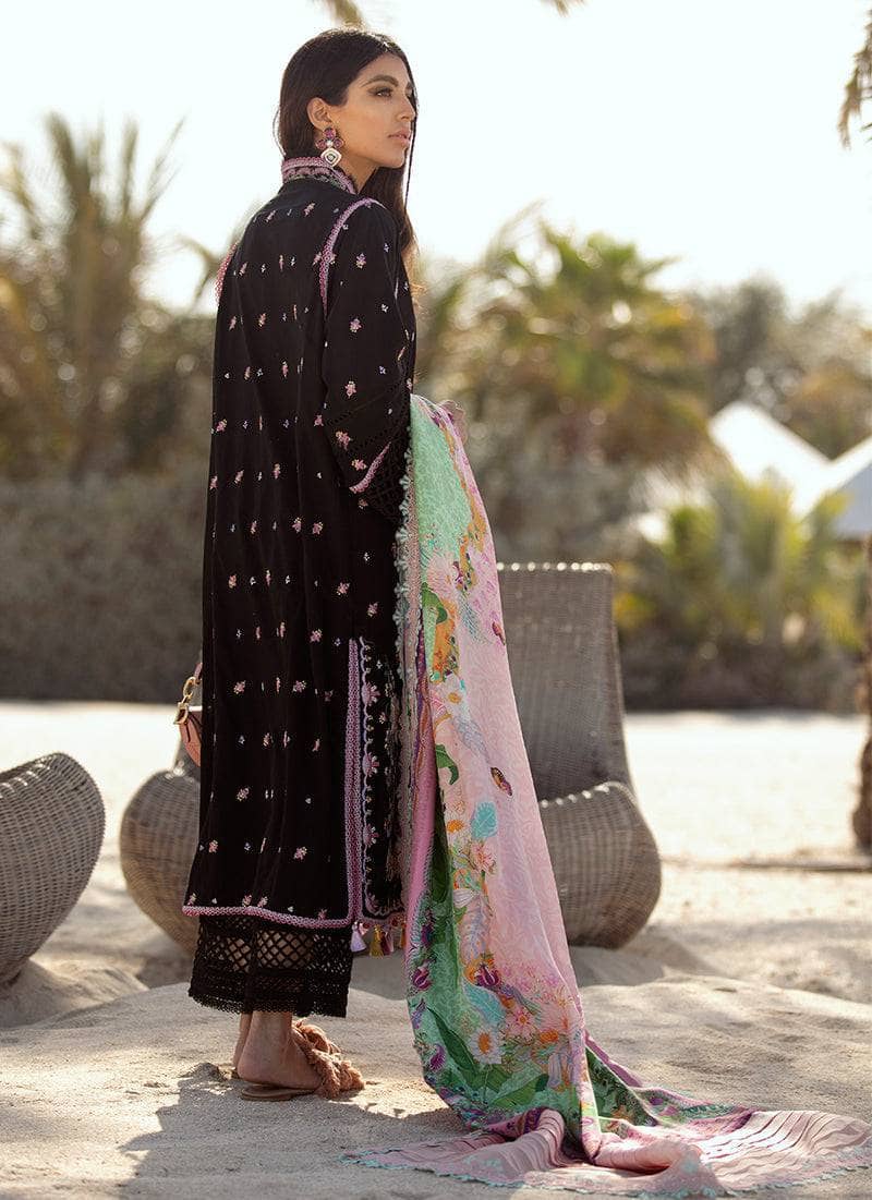 Restocked/Farah Talib Aziz Lawn 22/Bermuda Black/FTA 07