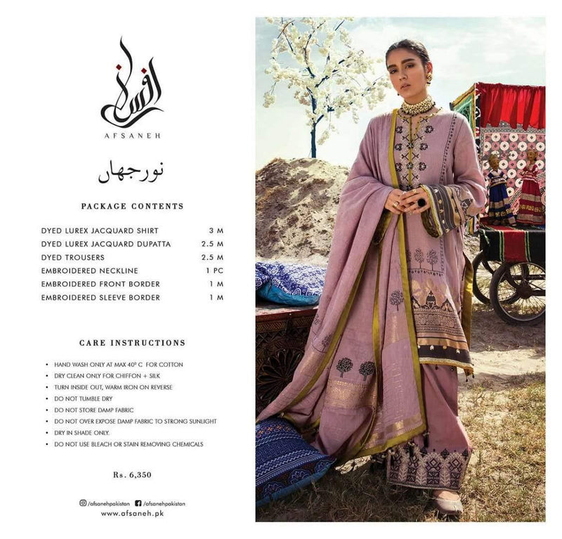 Afsaneh Hikayat Collection|Noor Jahan - AWWALBOUTIQUE