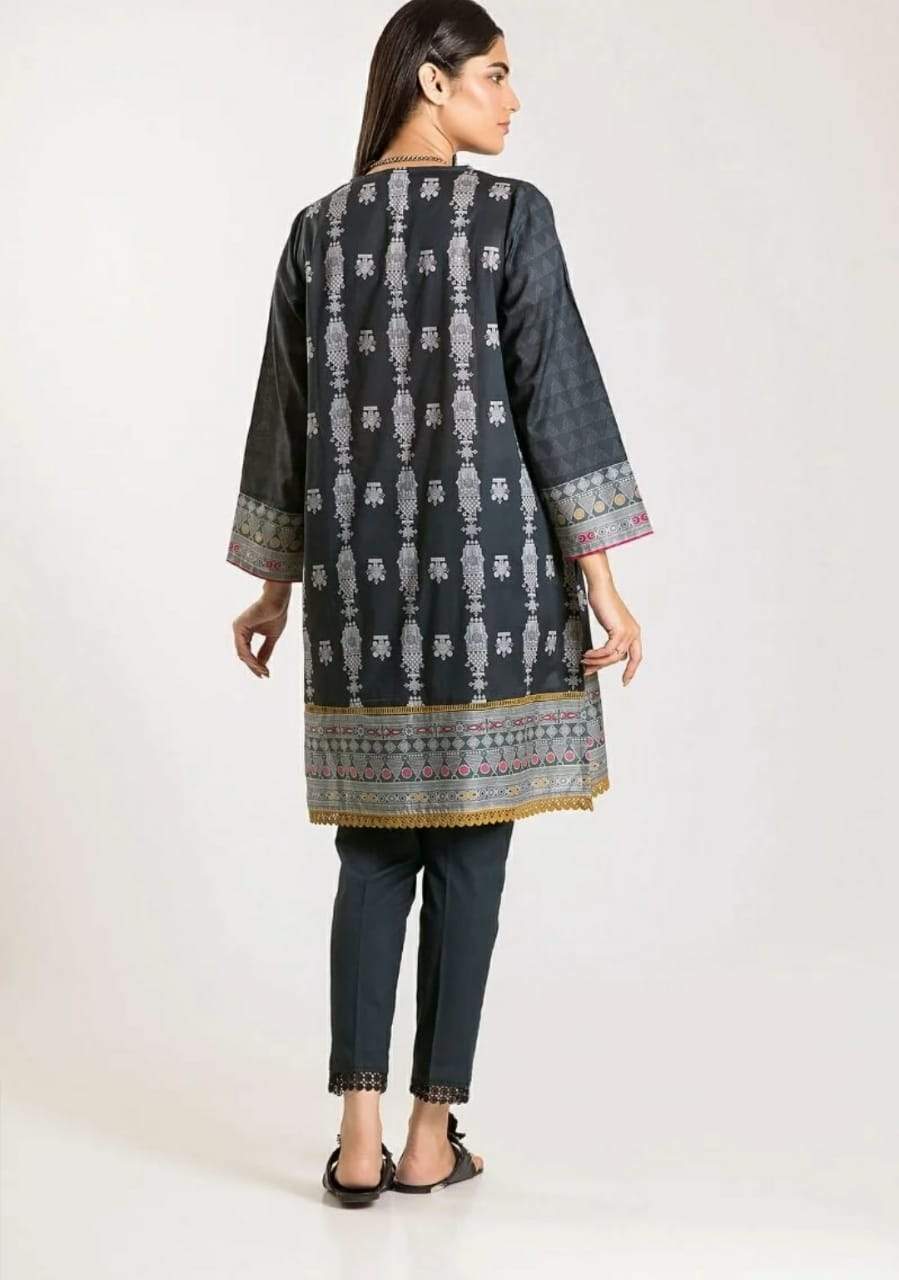 Khaadi Winter Vibe Collection/Cambric\KB19501B/2 Pc