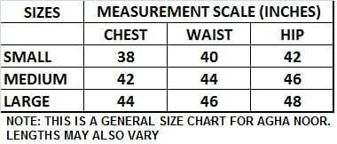 Agha Noor Exclusive Ready to Wear/Chiffon/Sharara Style - AWWALBOUTIQUE