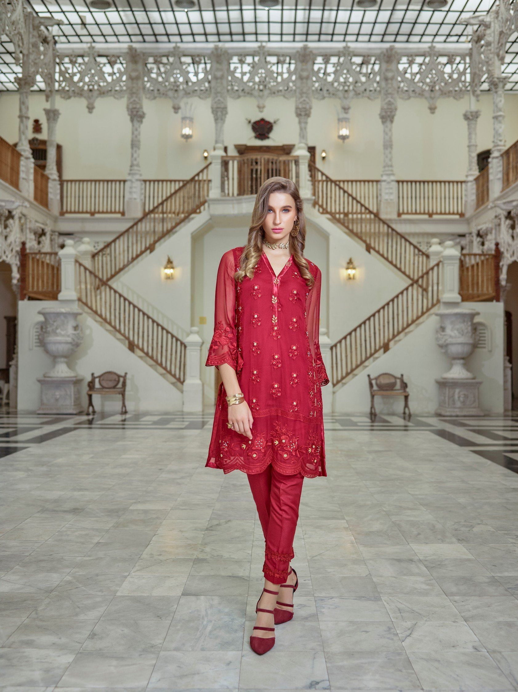 img_azure_formal_kurti_collection_awwal_boutique