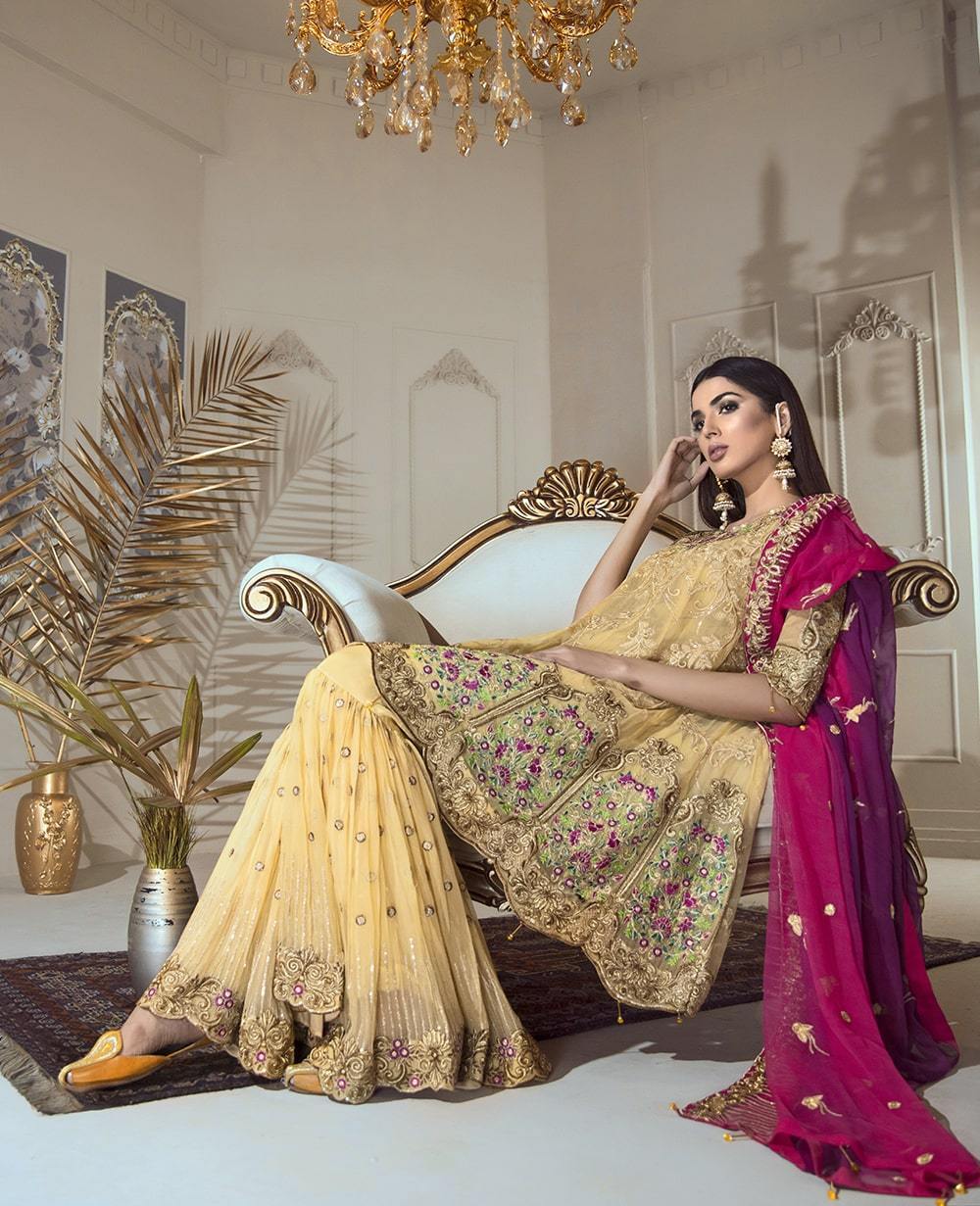 Eshaal Luxury Embroidered Chiffon Collection Vol-4 by Emaan Adeel – Floral Illusions