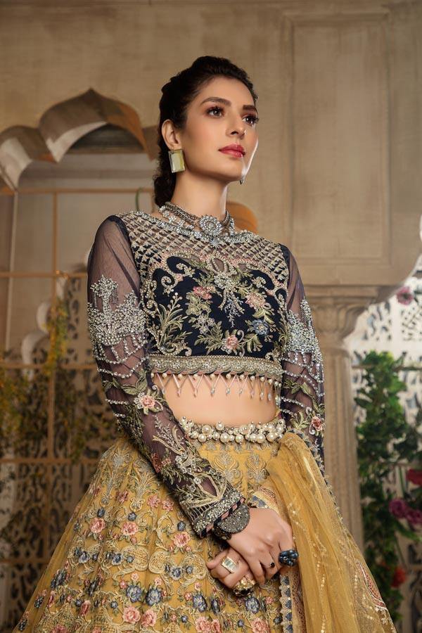 Restocked/Adan's Libas Guzarish Chiffon Vol 2/Maharani Jade - AWWALBOUTIQUE