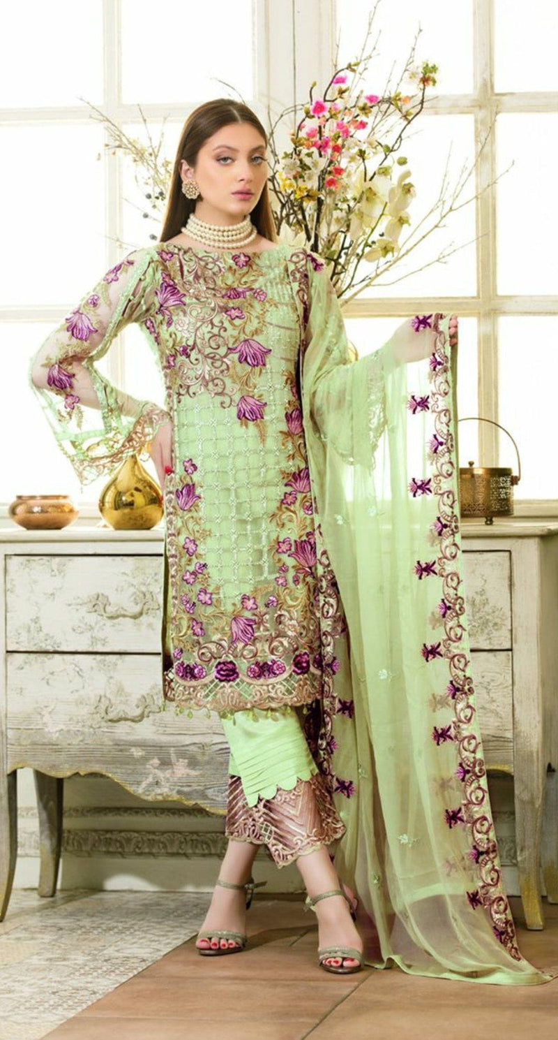Ramsha Rangoon Chiffon Vol 4/D-411