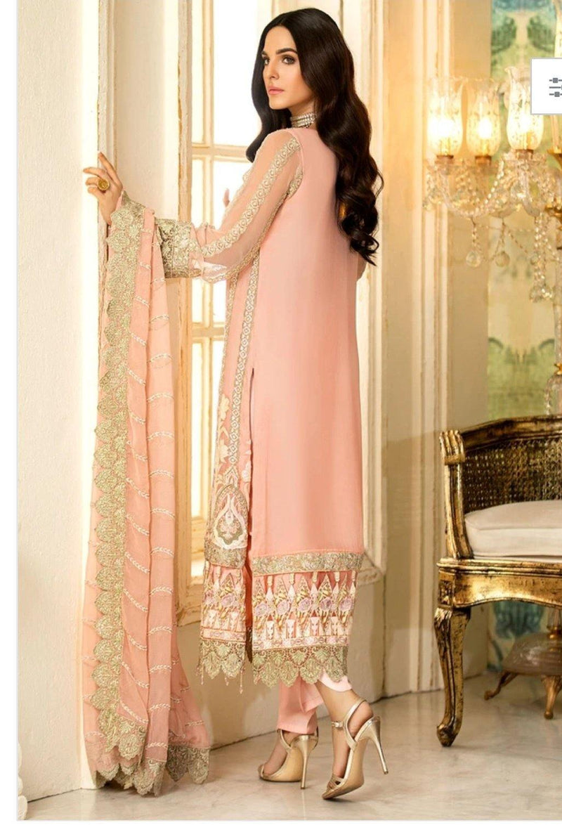 Motifz Bemberg Chiffon Collection/Pink Flare - AWWALBOUTIQUE