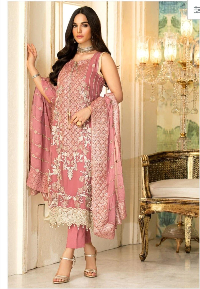 Motifz Bemberg Chiffon Collection/Oyster Pink - AWWALBOUTIQUE