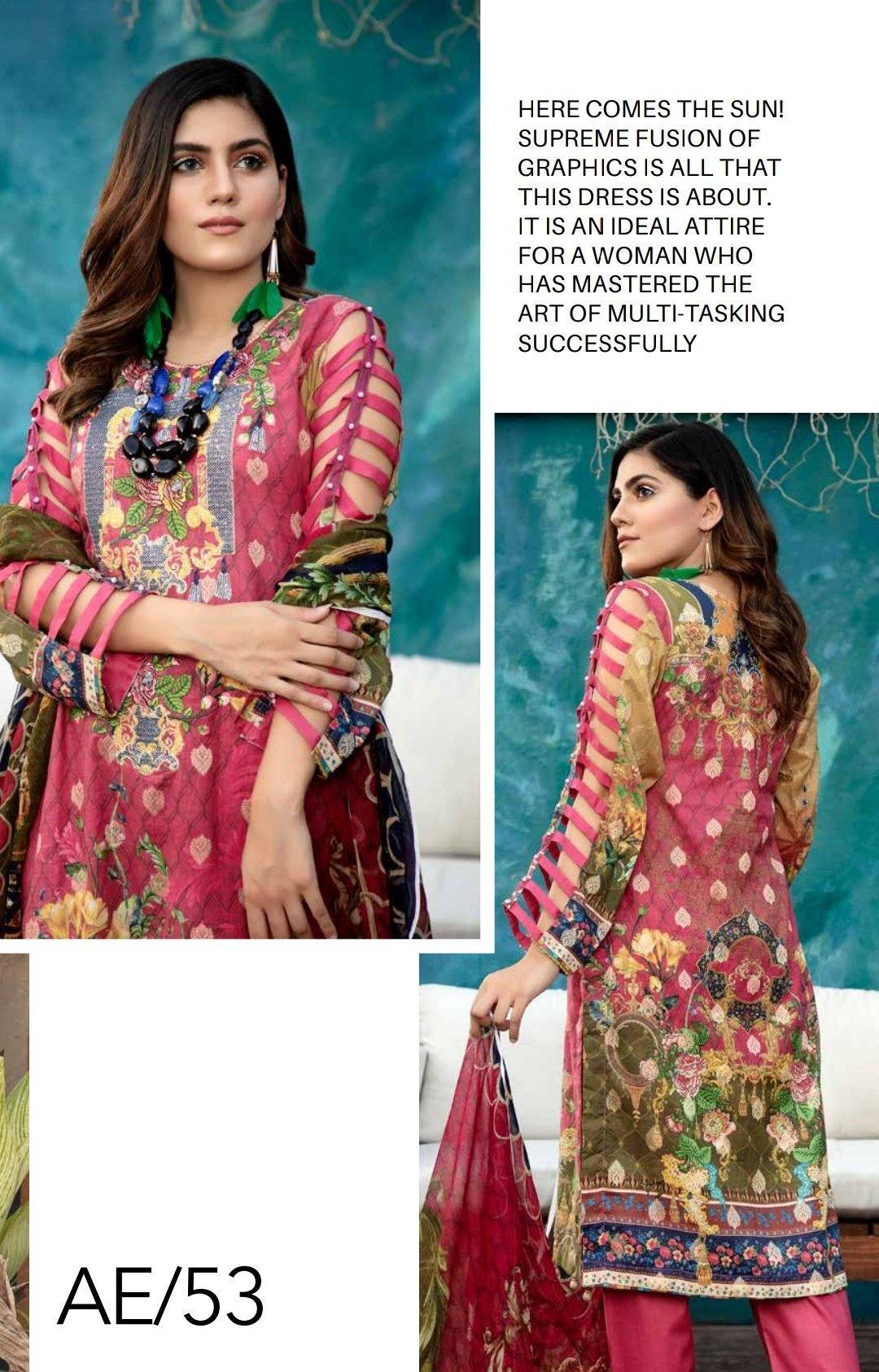 Afreen Lawn by Riaz Arts/RA 55 - AWWALBOUTIQUE