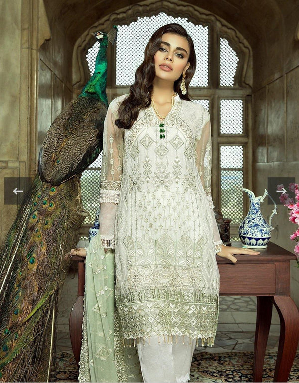 Gul E Azal Premium Formals/Retro Begonia - AWWALBOUTIQUE