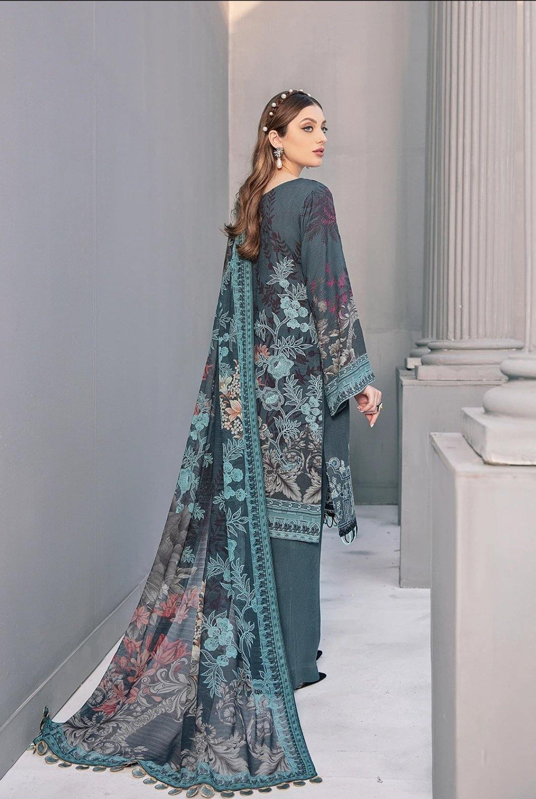 Ramsha Linen/R-108 - AWWALBOUTIQUE