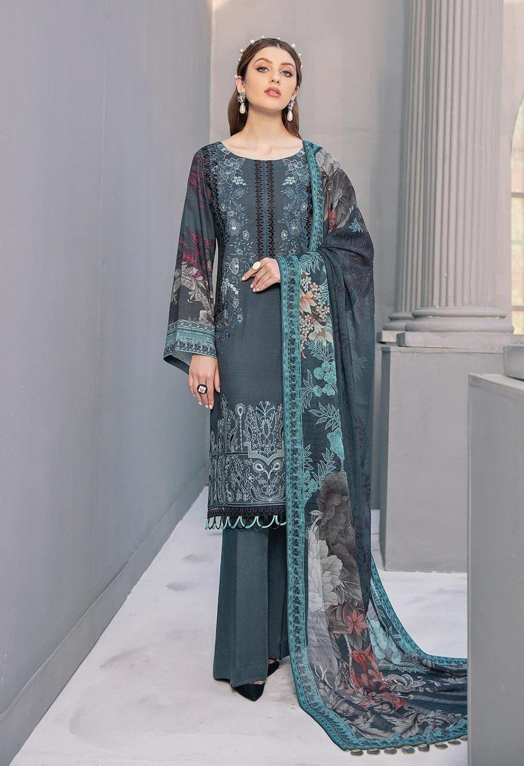 Ramsha Linen/R-108 - AWWALBOUTIQUE